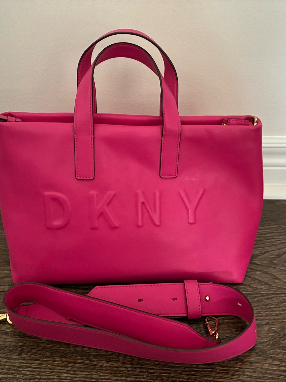DKNY Tilly Tote, Hot Pink 🩷🌸 - Picture 9 of 13